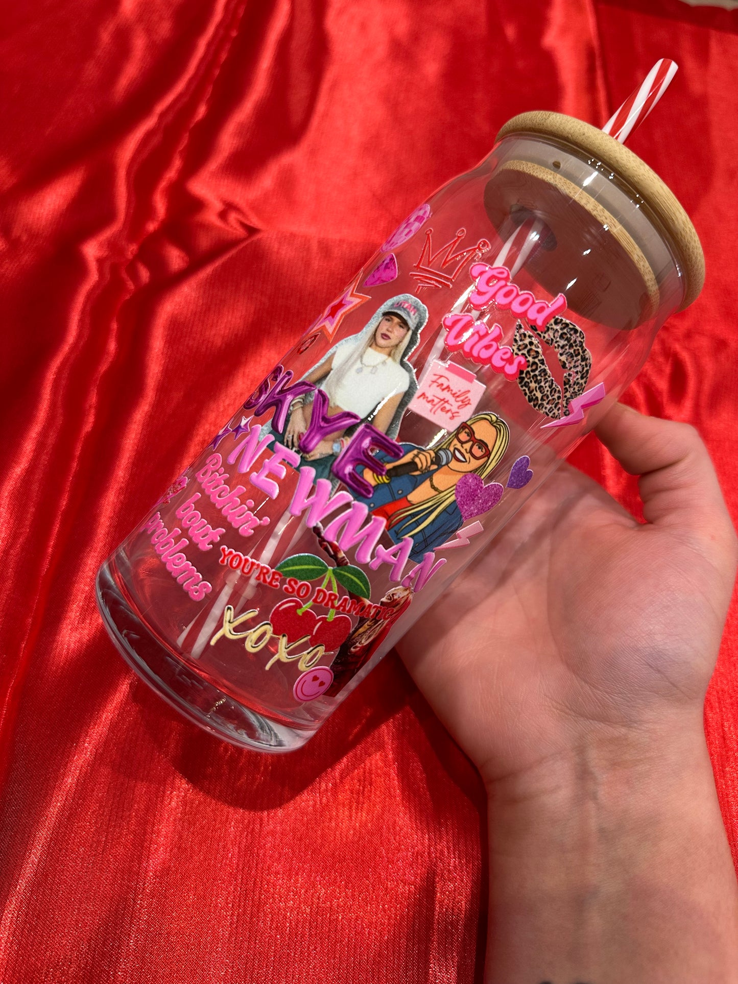 Skye Newman Collection | Premium Glass Can Tumbler (Limited Edition)