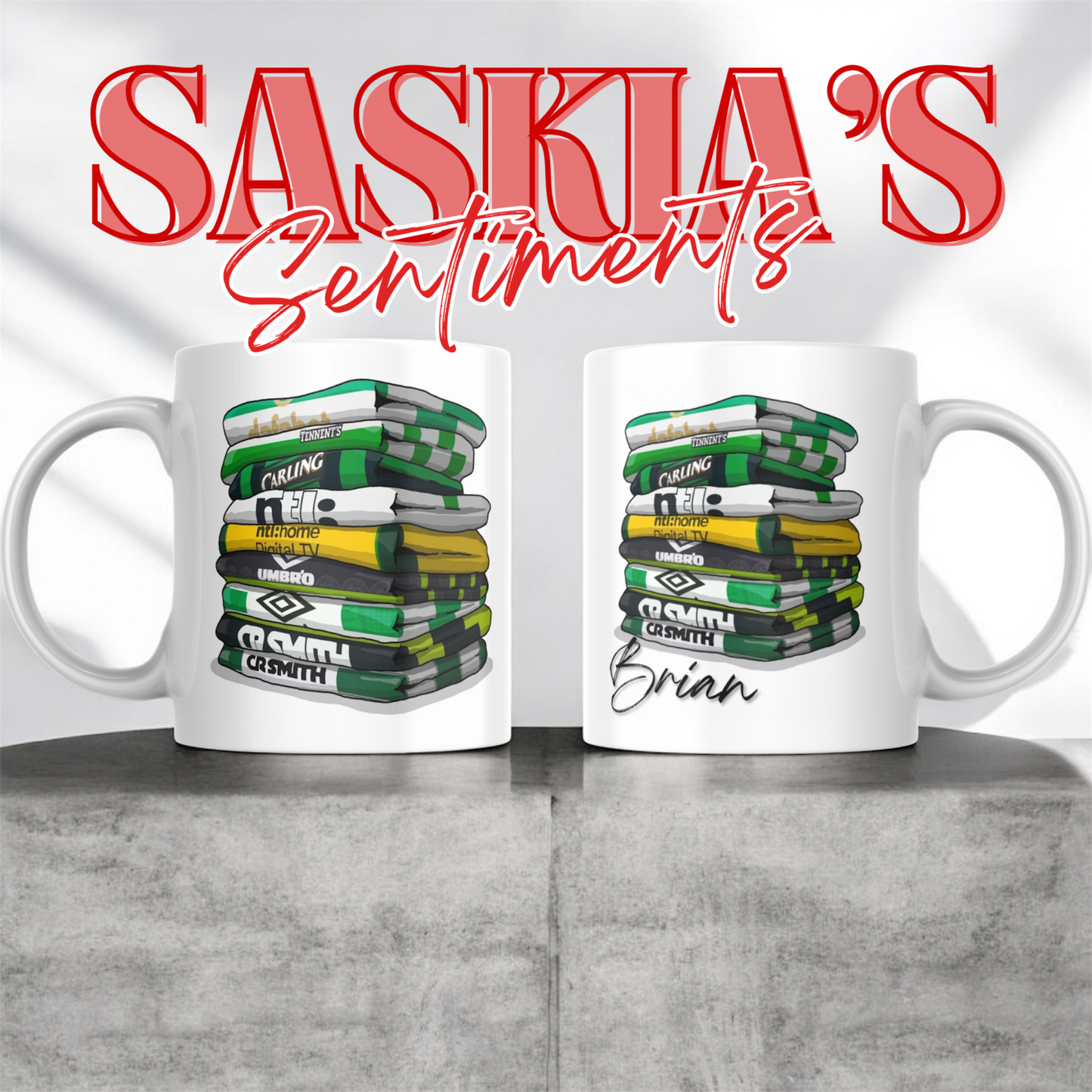 NEW Celtic Fc Personalised mug 💚