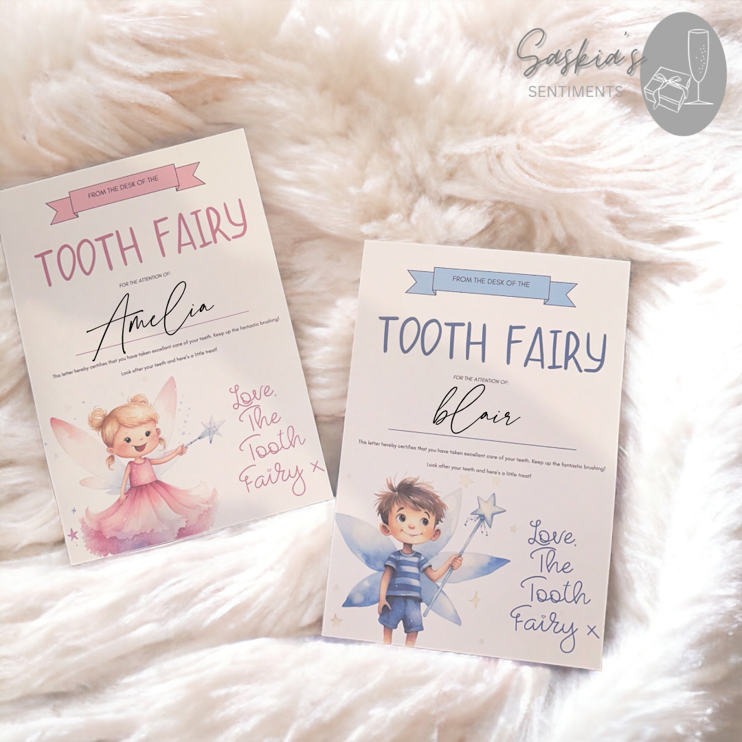 Personalised Pink Tooth Fairy letter 🩷🦷