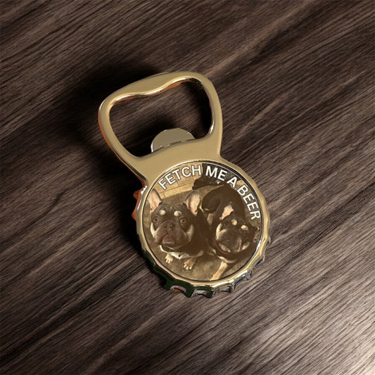 Personalised Magnet Bottle Opener – Custom Photo & Wording