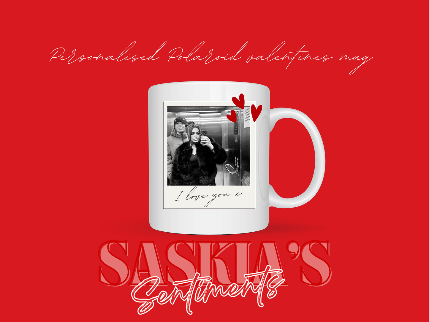 NEW Valentines 💌 Custom Polaroid Mug ❤️