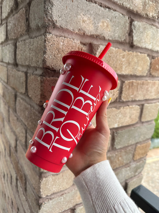 Bridal Personalised cold cups