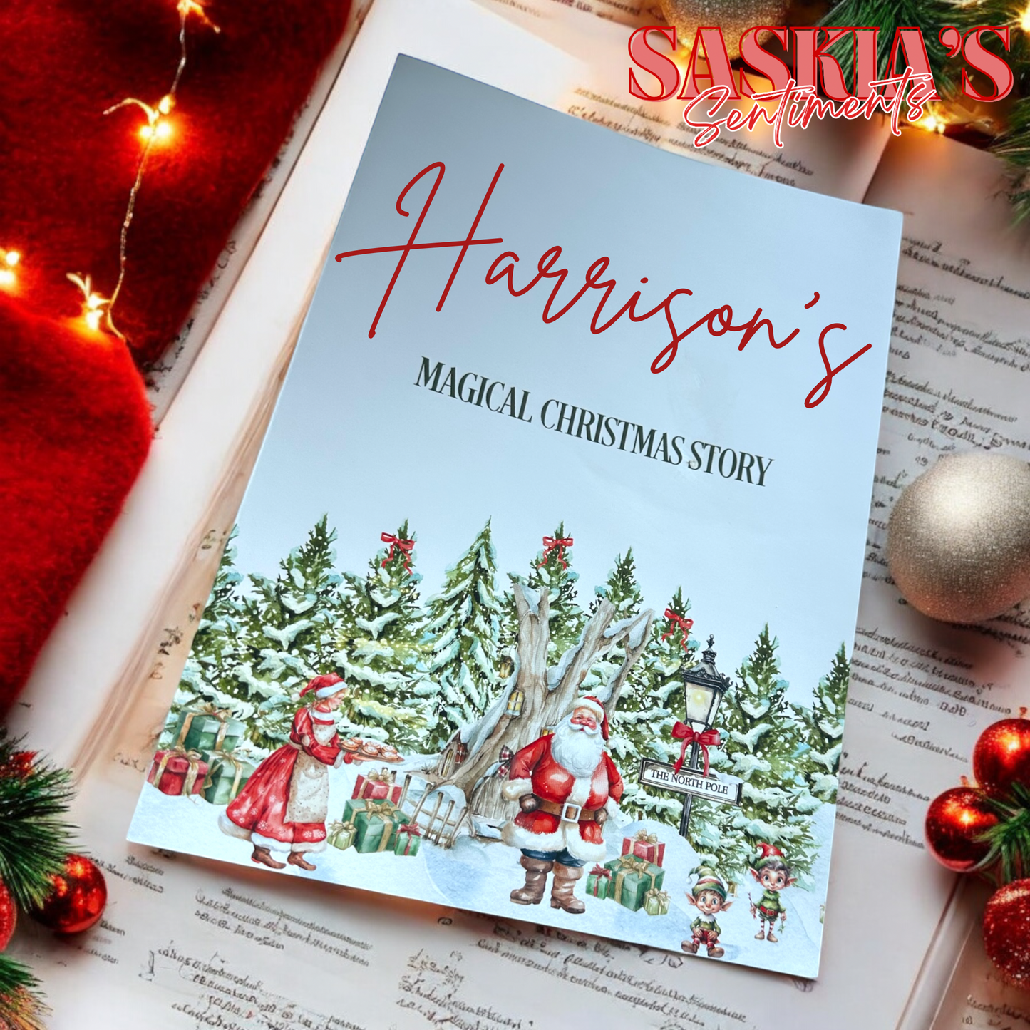 Personalised Children’s Christmas story ❤️