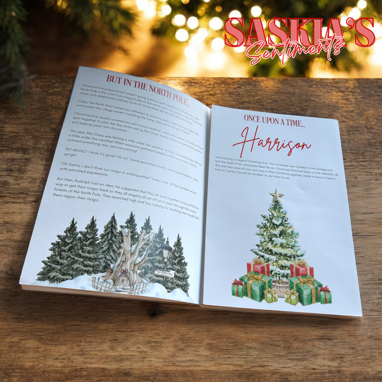 Personalised Children’s Christmas story ❤️