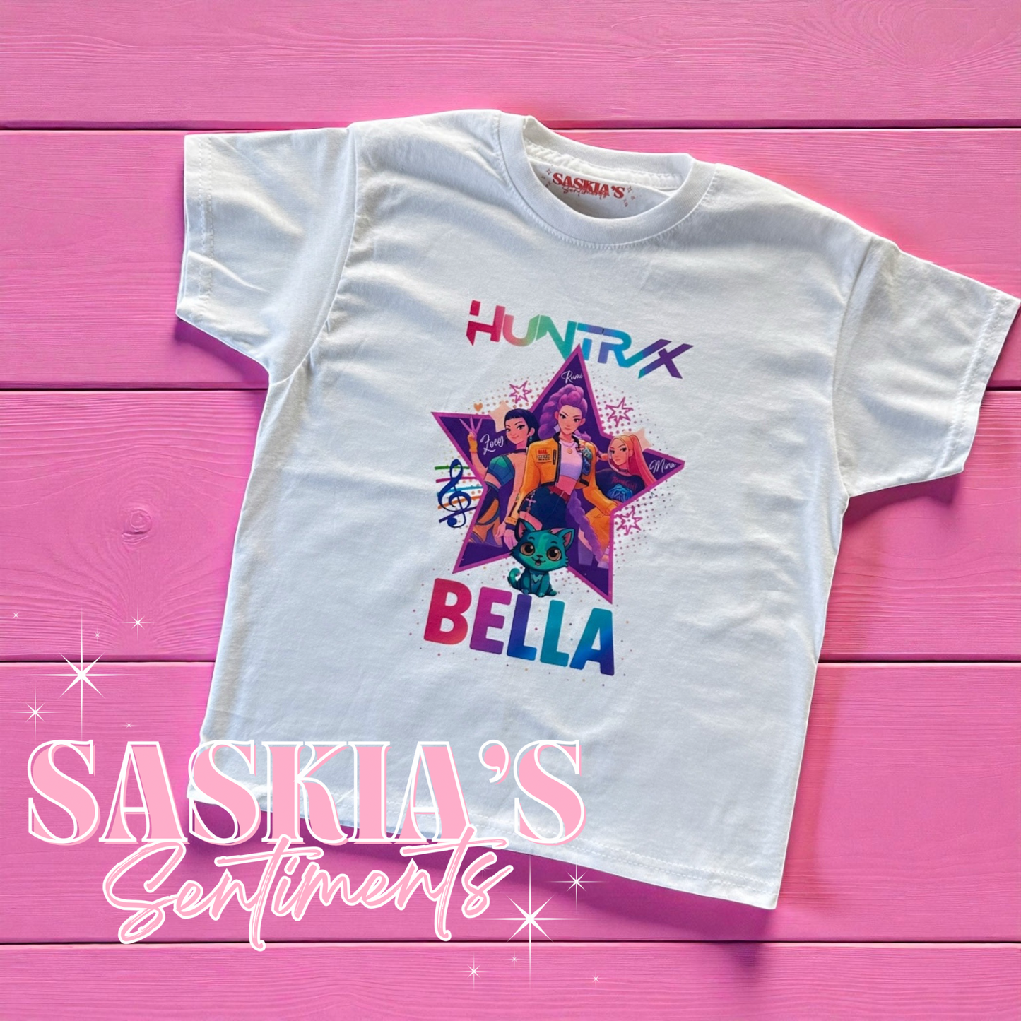 K-Pop Demon Hunters Custom T-Shirt – Personalised with Name