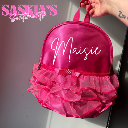 NEW Personalised Pink Girls Backpack 💕